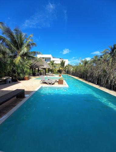 Progreso Municipality Apartment | 87972 Romantic condo, best retreat for a couple, 1 block from the Ocean
