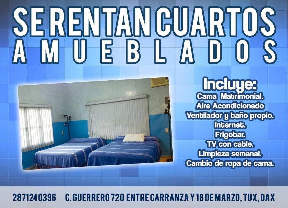 San Juan Bautista Tuxtepec House | Amplias Y Confortables Habitaciones Amuebladas