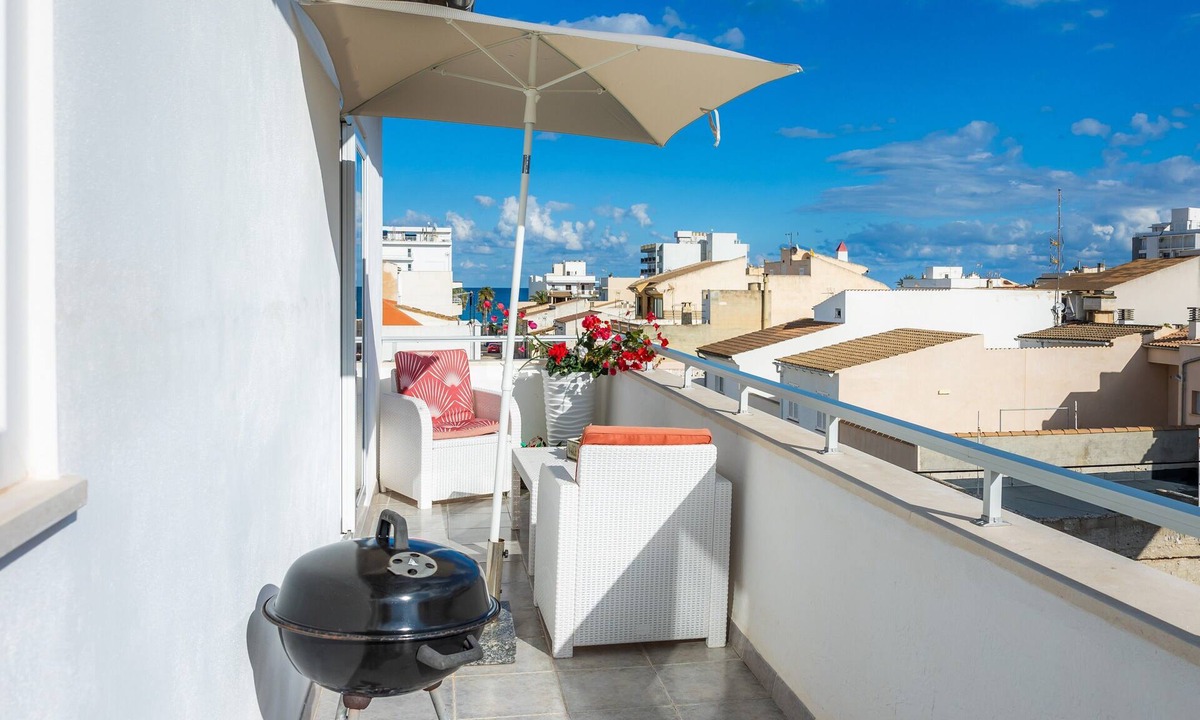 Can Picafort Apartment | Apartment 'Can Picafort Sea Breeze' with Sea View, Wi-Fi and Air Conditioning