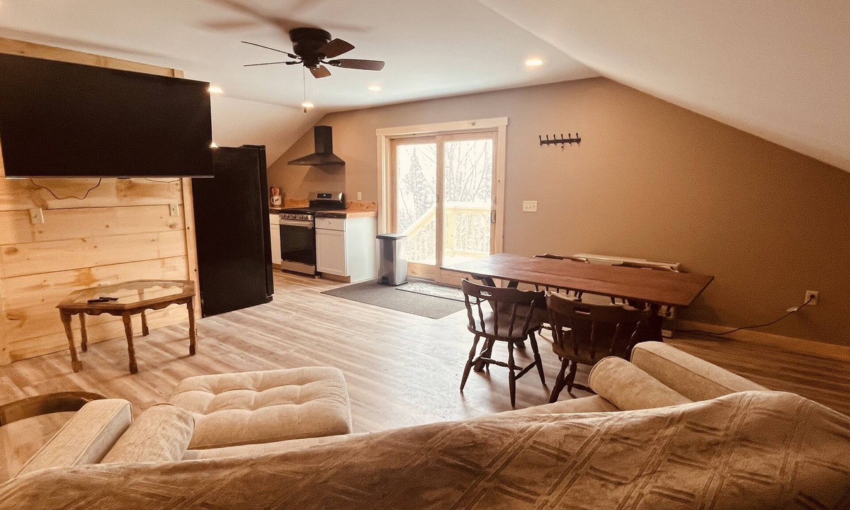 Pittsburg Apartment | Apartment on First Connecticut Lake - Direct snowmobile trail access