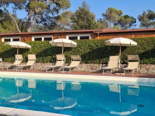 Pomaia Apartment | Appartamento con Piscina e Giardino