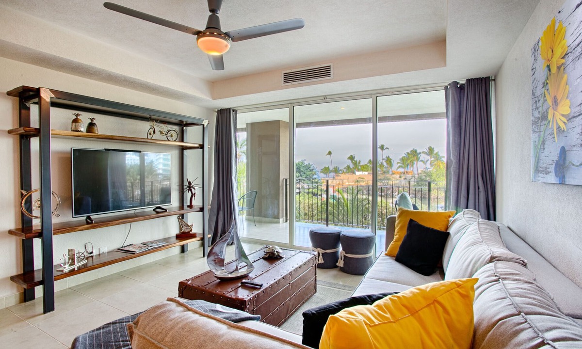 South Hotel Zone Condo | Balcony, Pools, Gym, Restaurant | Beachfront 2BR
