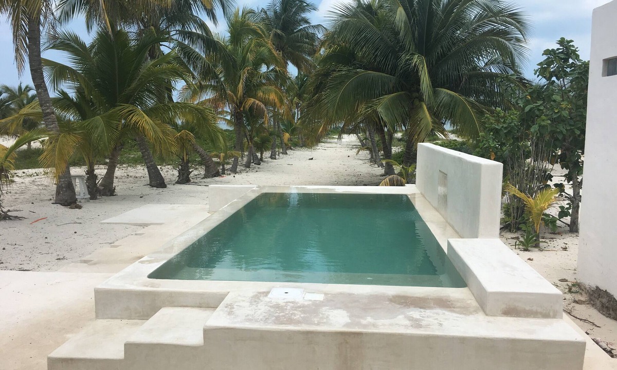 Telchac Puerto House | Casa del Palmar, in the beach,Telchac Puerto Yucatan