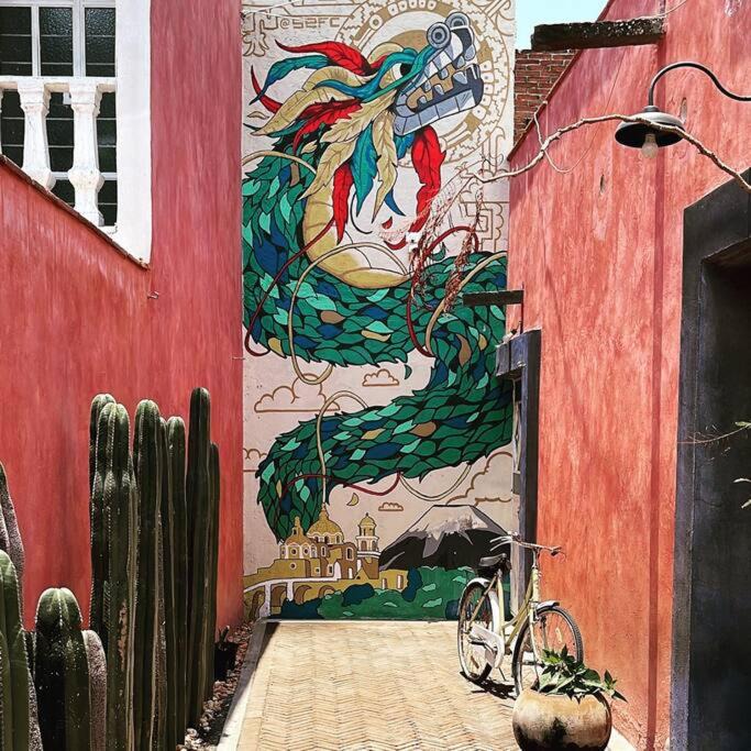 Cholula House | Casa Quetzalcóatl a dos Calles del Zócalo y a 3 de la Pirámide