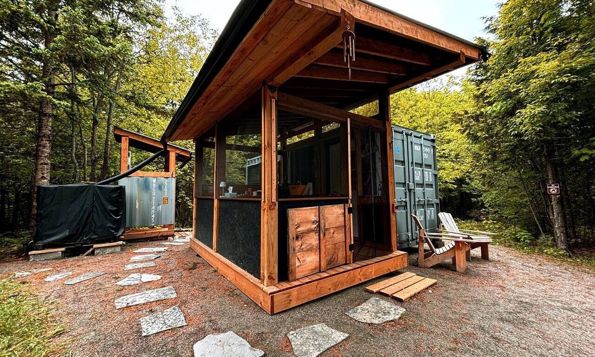 Bancroft RV Rental | Cozy Container for a Unique Glamping Experience in the Forest in Bancroft, Ontario