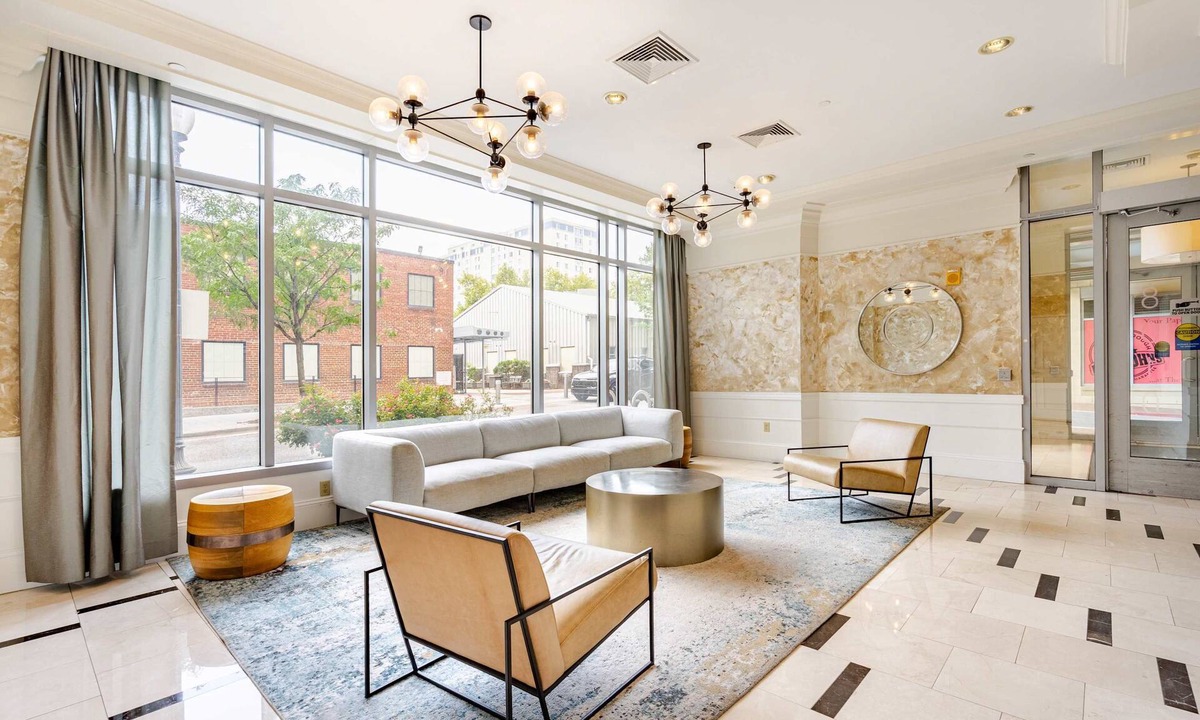 Downtown Apartment | Downtown Silver Spring Walkable Metro Skyline Balcony Corner Suite Luxe Pad
