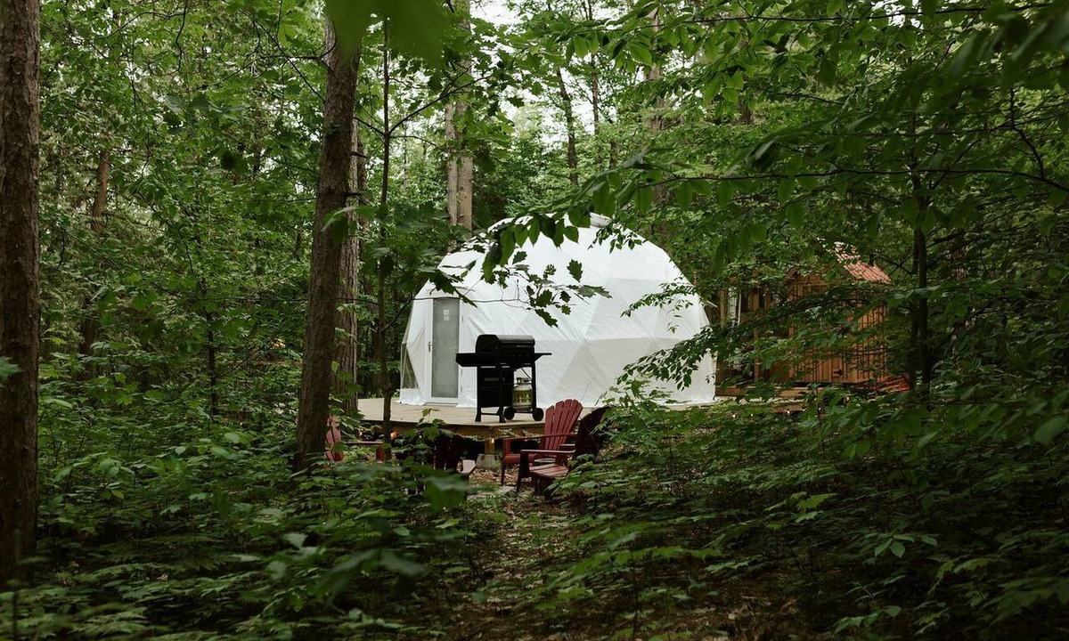 Laurentian Hills Cabin | Fantastic Dome Nestled Amidst Trees and Barbecue Provided in Petawawa, Ontario