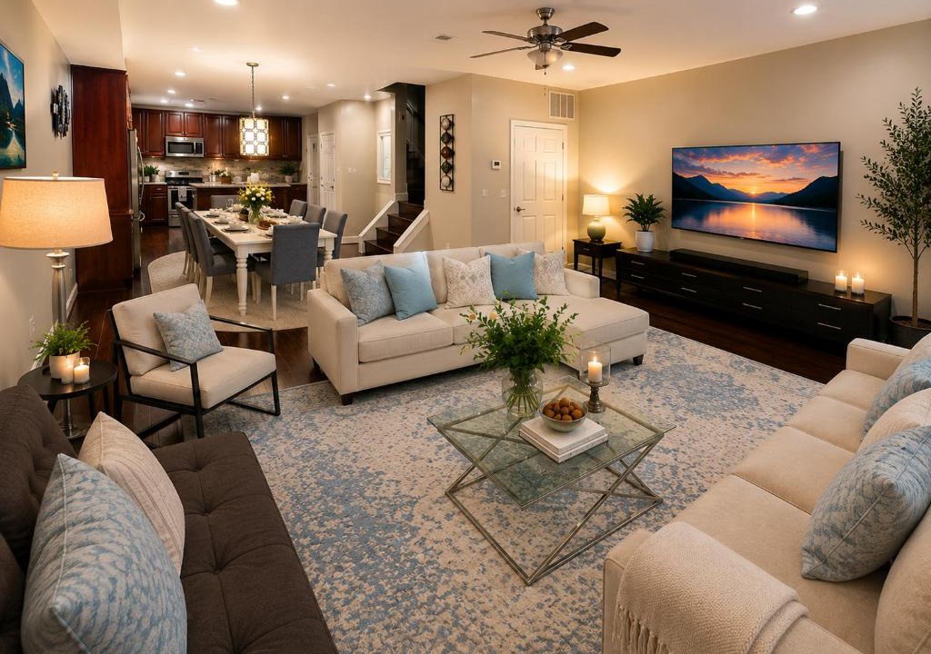 Washington House | Grand DC Group Retreat Sleeps 22 6BR 14 Beds 2 Living Rooms Free Parking