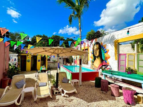 Chichen Itza - Valladolid House | Guacamayas Hostel and Social Laundry