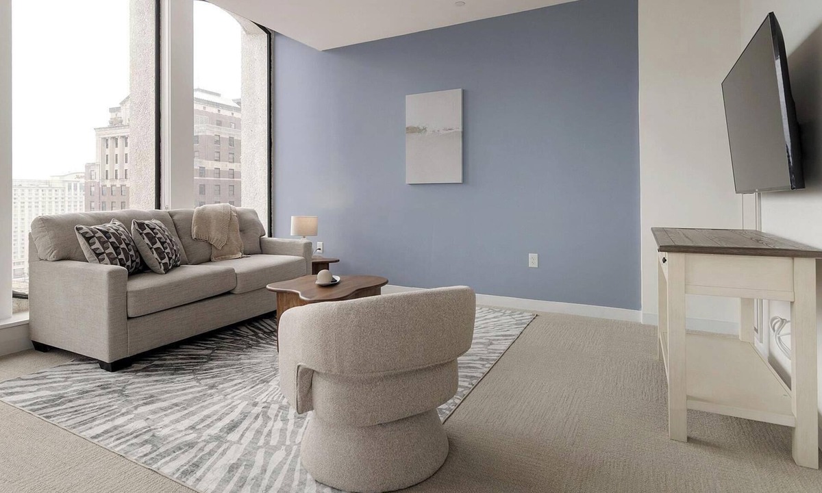 Downtown Hartford Apartment | Landing | Chic 2BD, Gym