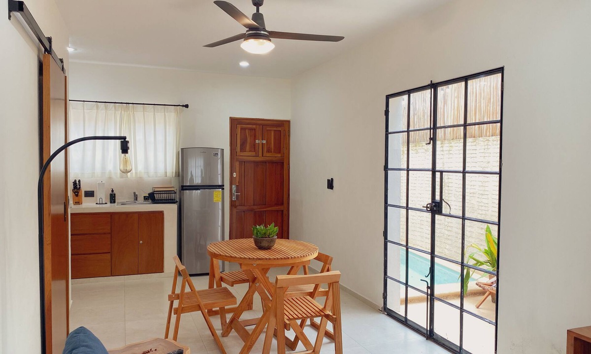 Chichen Itza - Valladolid Apartment | Loft Casa Saramuyo 3,alberca, pet Friendly, AC