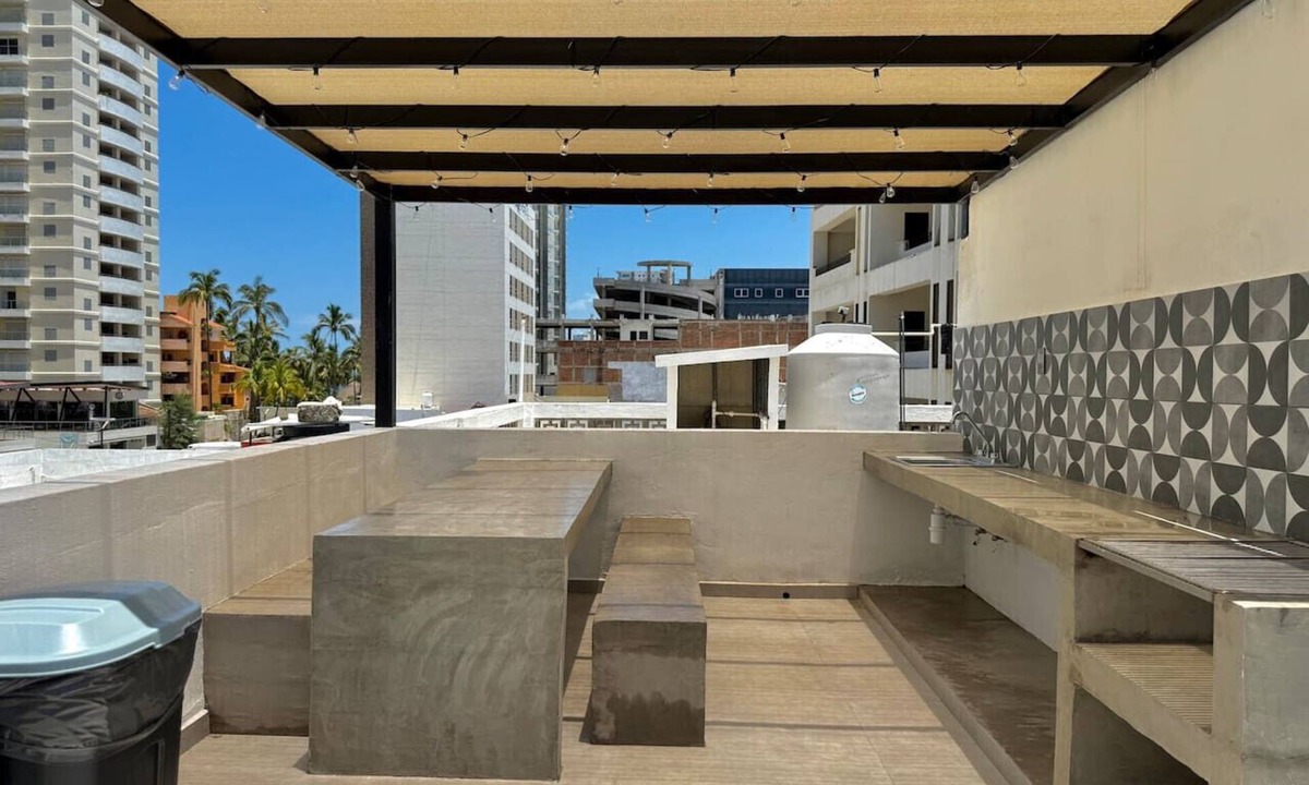 Zona Dorada Apartment | Loft One Street from the Beach By PartnerHostRentas