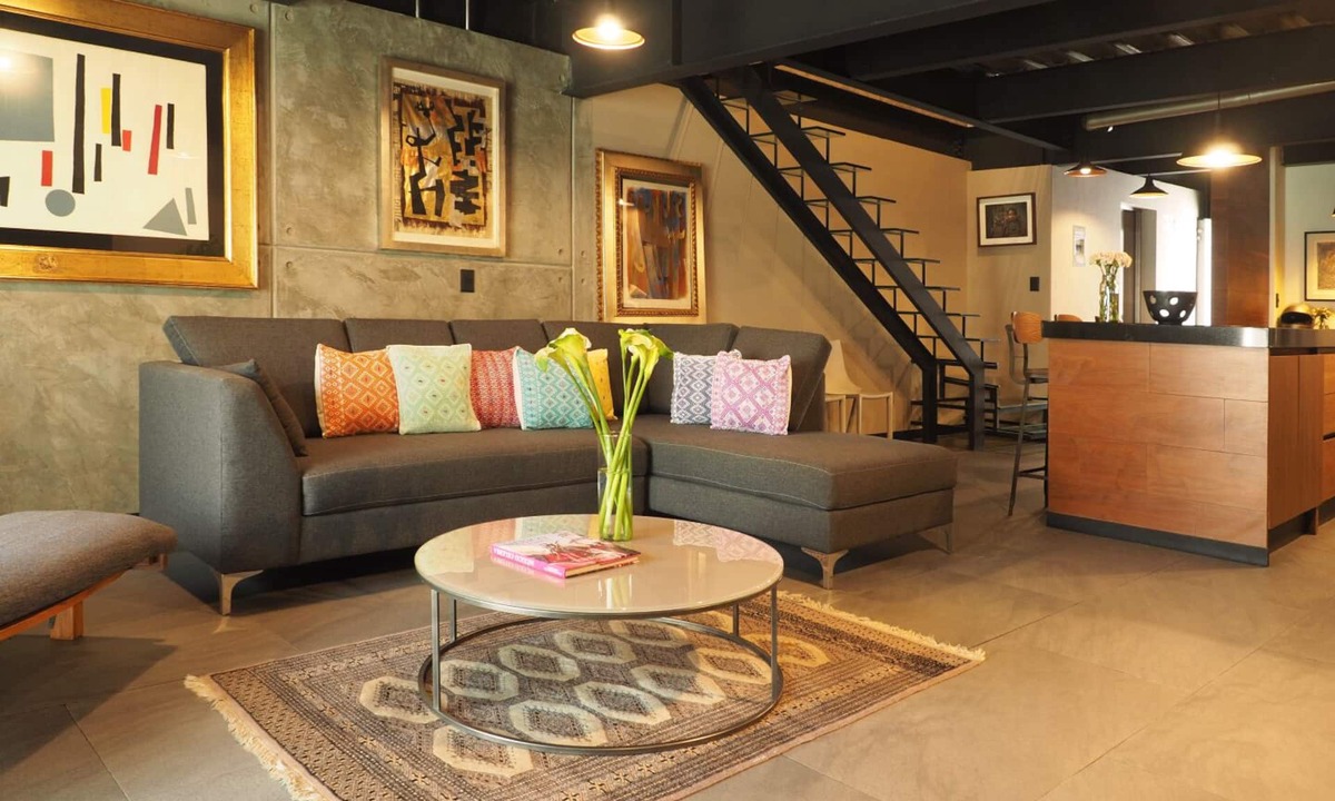 Granada Apartment | Luxury Industrial-style with Balcony in Polanco, Mexico City.