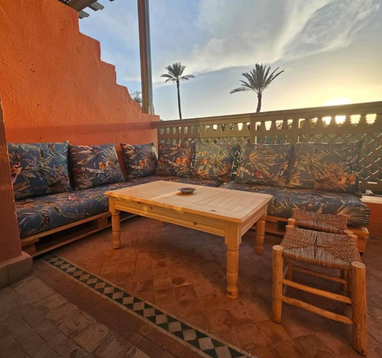 Palmeraie Apartment | Marrakech Palmeraie appt 2ch, résidence avec piscine, D2
