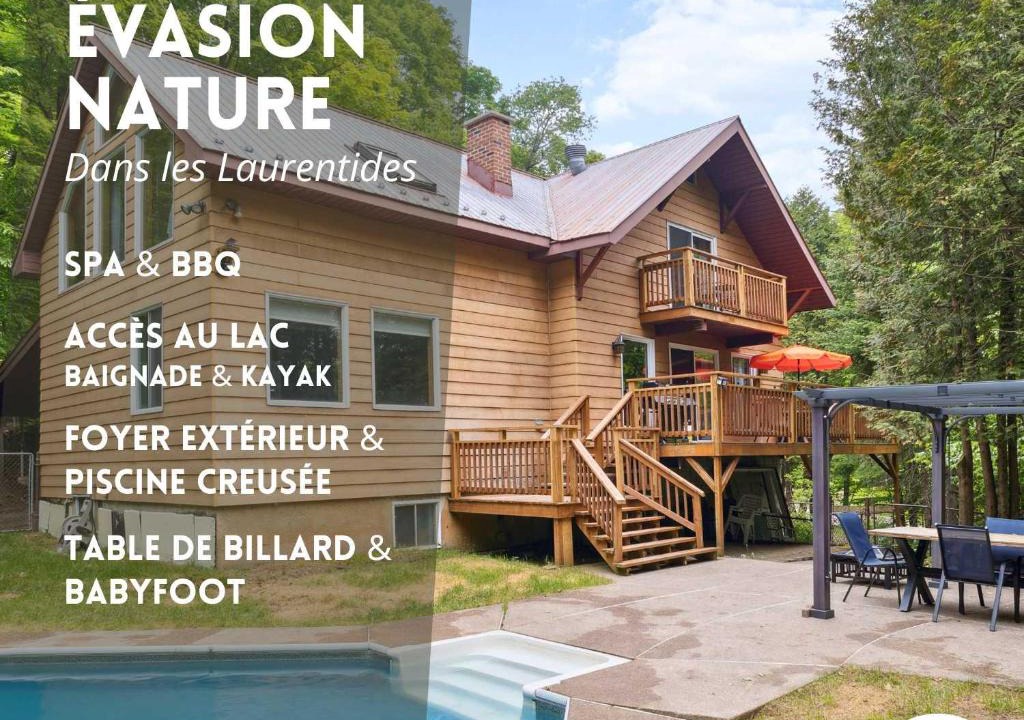Argenteuil Regional County Municipality Ski Chalet | Modern Cottage Laurentians Private Pool & Nature