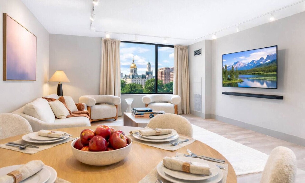 Downtown Hartford Apartment | Modern Living Steps from XL Center, Bushnell Park