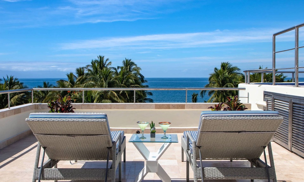 Nuevo Vallarta Condo | Nitta 2 bedroom Fantastic ocean Views with dipping pool and huge Deck