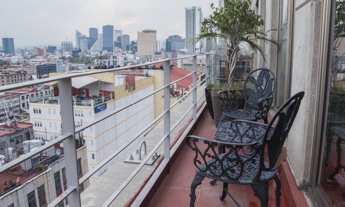 Colonia Centro Condo | PA Suites Historic Center, Balcony, AC, 24/7 Secuirty Bilingual Tours 12D