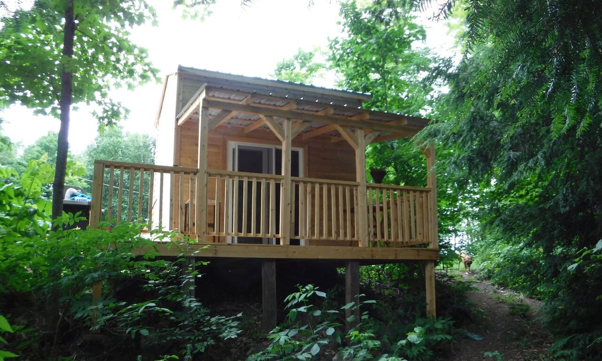 Algoma District Cabin | Rustic Bunkie with Lake Front View!