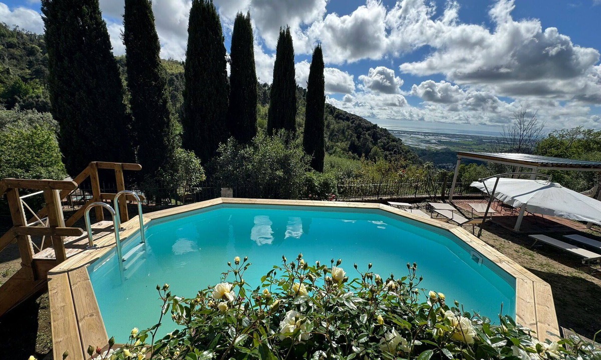 Vicopelago Villa | Stunning villa with private pool, WIFI, TV, terrace and panoramic view, close to Lucca