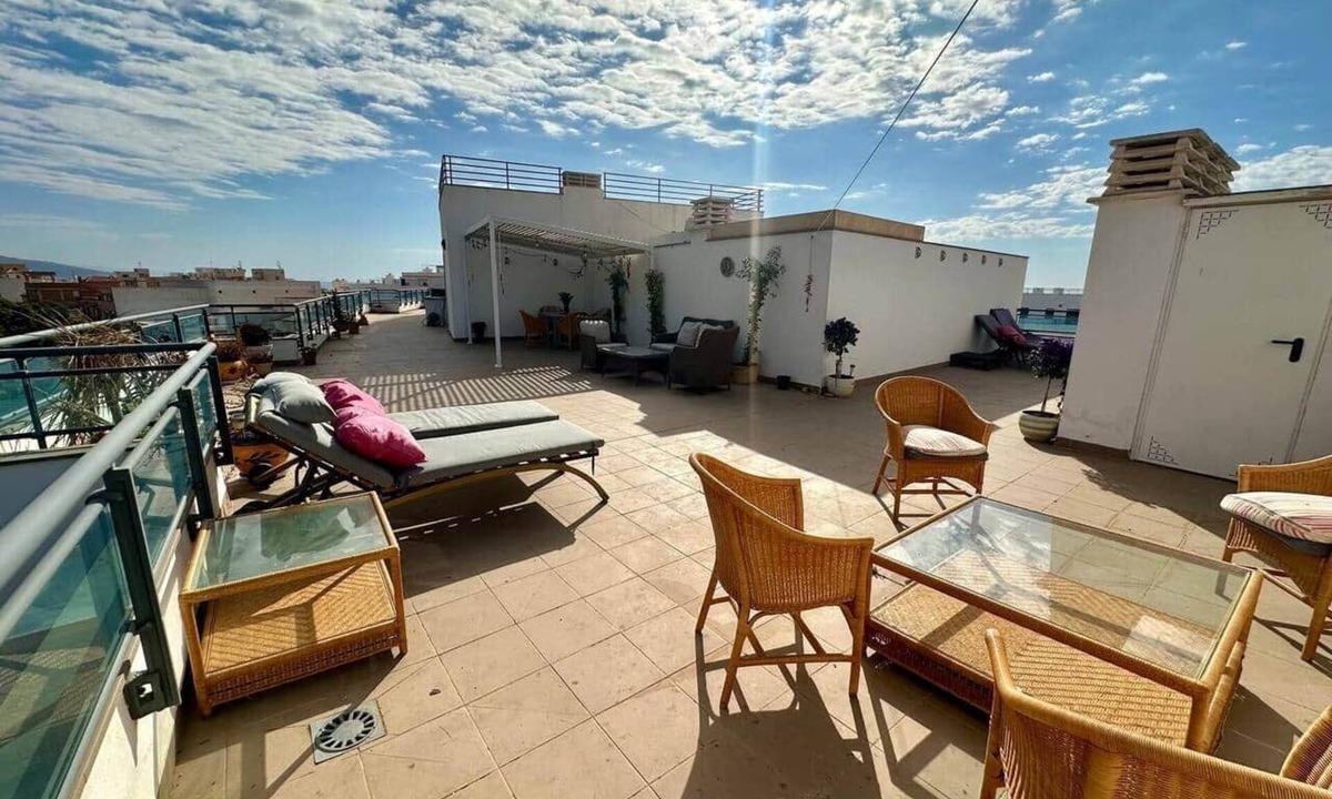 Garrucha Apartment | Terrace 250m2 | BBQ | Beach 8min | Padel | WIFI