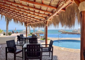 Beachfront Tranquil Resort with Edgeless Pools, Sauna