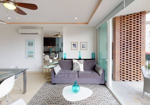 Beautiful condo one block to the beach! 1BD Condo for rent in Old Town, Puerto v