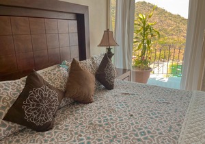 DREAM BAY AND BEACH VIEWS FROM CONDO B3 AT VILLAS ALTAS MISMALOYA