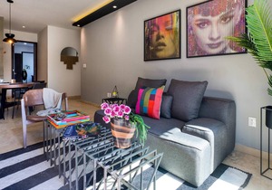Equipped Apt w/Pvt Balcony in Reforma | Gym+Rooftop+Grill 2BR
