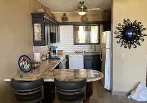 Fabulous 1 bedroom newly renovated beach/ocean view condo, guard gated.