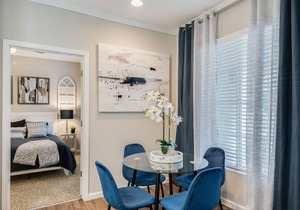 Upscale, Furnished Apartment + Private Garage