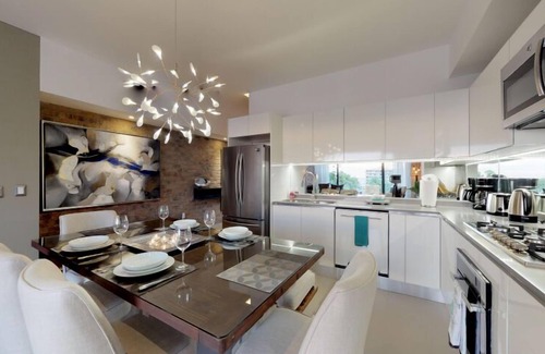 Emiliano Zapata Condo | 1BR w/Balcony + Bar + Gym | Stylish Loft 268