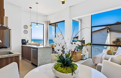 Proyecto escola Condo | 2BR Malecón PV Oceanfront Terrace Rooftop Pool