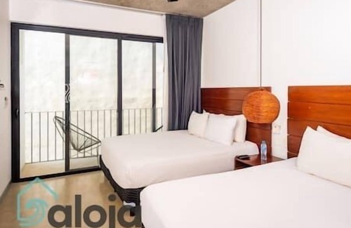 Tulum City Center Hostel | 301- 4 people suite with great amenities
