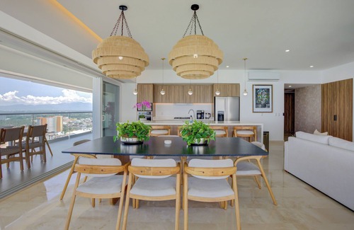 Las Glorias Apartment | Beachfront Luxury 4BR | Pools, Gym & Ocean Views
