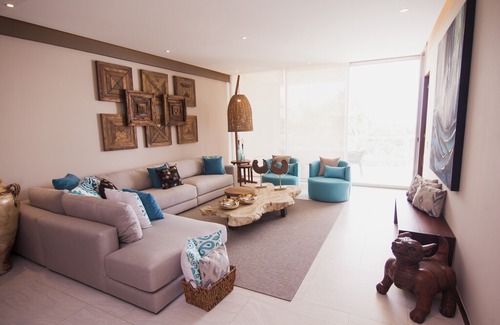 Emiliano Zapata Apartment | Beautiful Beachfront Condo In Punta De Mita 3bd 3bt