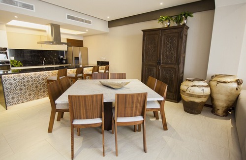 Emiliano Zapata Apartment | Beautiful Beachfront Condo In Punta De Mita 3bd 3bt