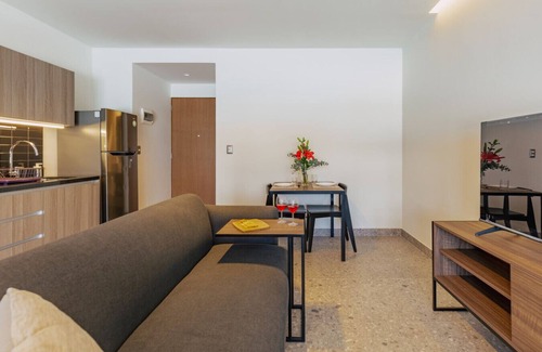Miguel Hidalgo Apartment | Bright & Modern Studio w/Gym & Pool | VIATO HOMES