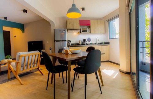 Escandon Apartment | Capitalia | Cozy Terrace Nook