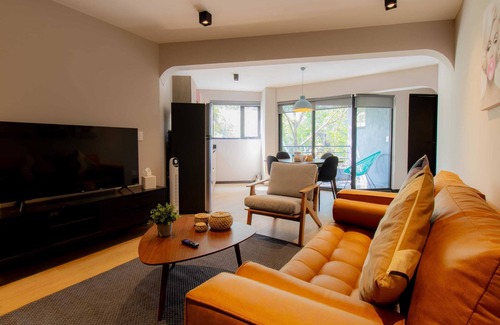 Escandon Apartment | Capitalia | Cozy Terrace Nook