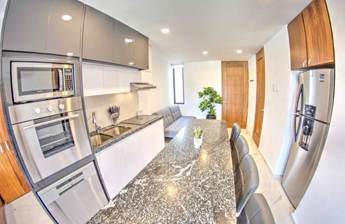 La Cruz de Huanacaxtle Apartment | Cruz 504: Studio w Rooftop Pool, 2 Blocks to Beach