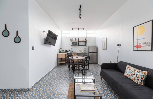 Puebla Historic Center House | Loft en Casona 212: Lujo y alta conectividad+Est