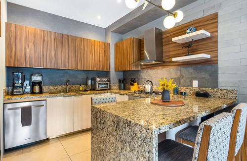 Emiliano Zapata Condo | Luxury 1 BR w/workspace & gym