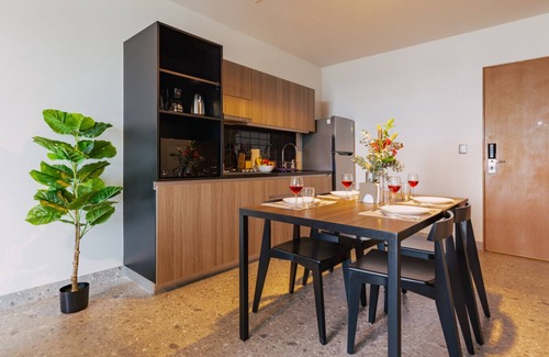Miguel Hidalgo Apartment | Modern 1-BR Apt w/Skyline Views | VIATO HOMES