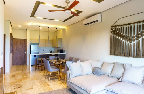 Playa Paraiso Apartment | New 2Bdr unit step away from the Caribbean beaches