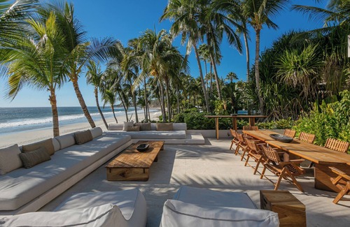 Punta de Mita Villa | New Listing - Los Veneros - Premier Beach Front location with Private Pool
