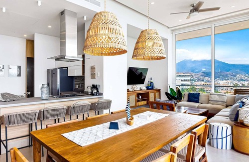 Las Glorias Apartment | Panoramic Hot Tub Oceanview Luxury 4BR Penthouse