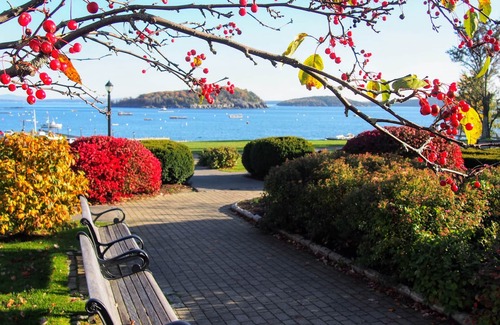 Bar Harbor House | Park, Stay, and Stroll from Right in Downtown Bar Harbor!