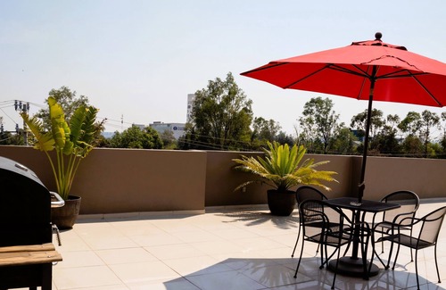 Ciudad Lopez Mateos Apartment | S01 Suite 2 min del TEC Wifi Terraza