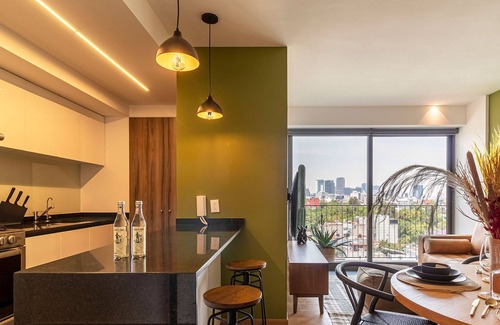 Hipodromo Condesa Apartment | Taman by Kukun Summar